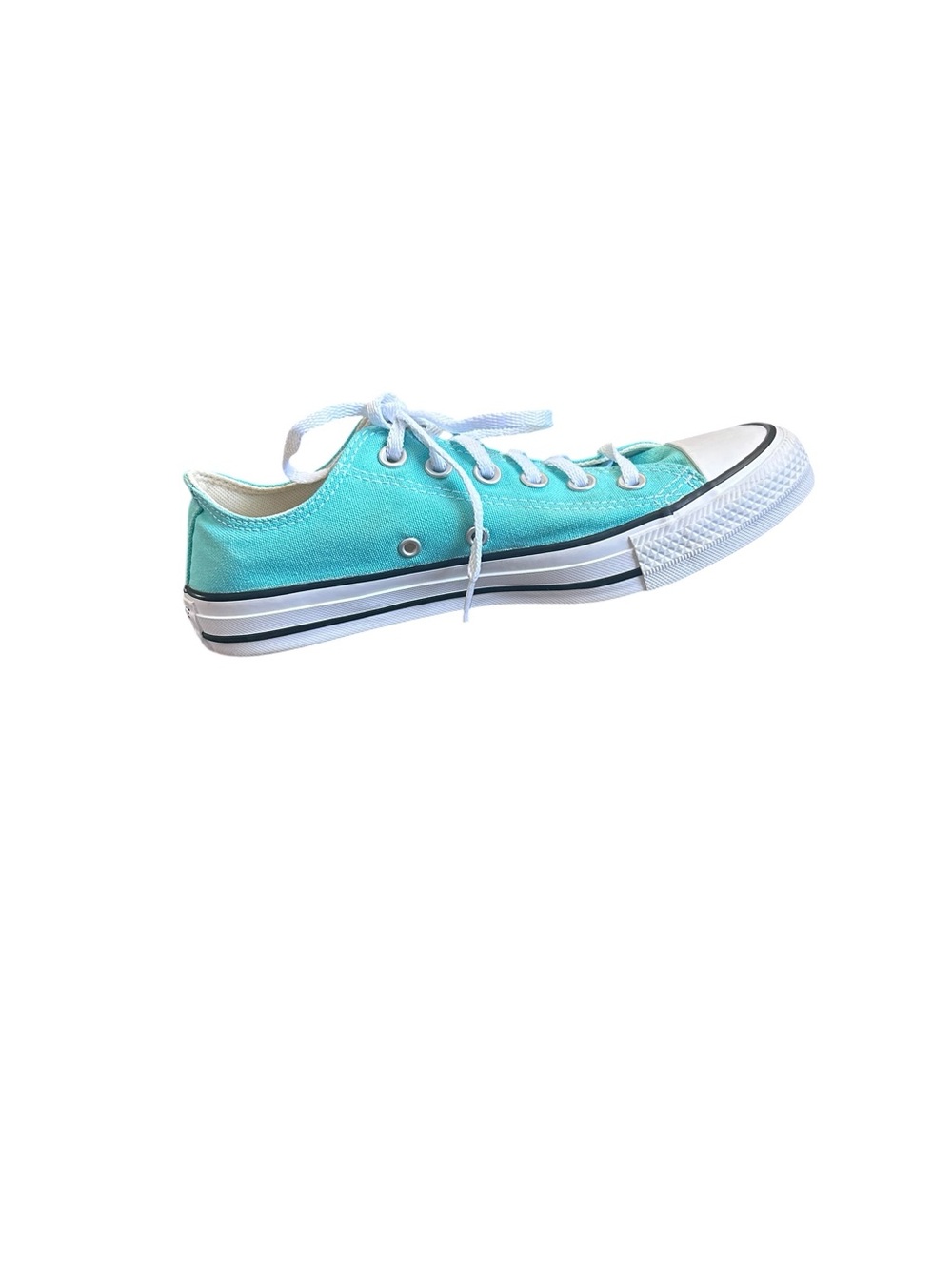 Converse Mint Green Low Top Sneaker Size Women 7.5 Men 5.5 - Picture 9 of 11